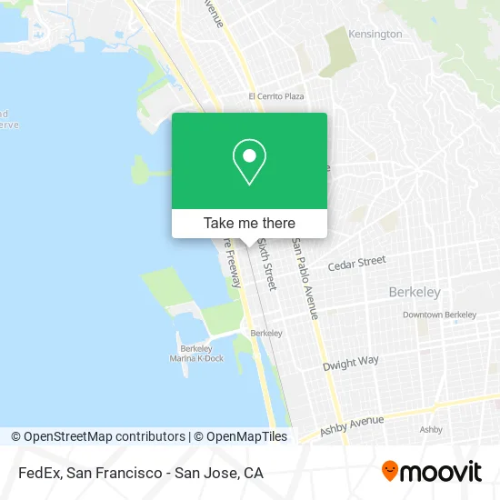 FedEx map