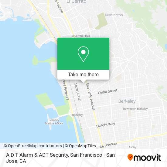 Mapa de A D T Alarm & ADT Security