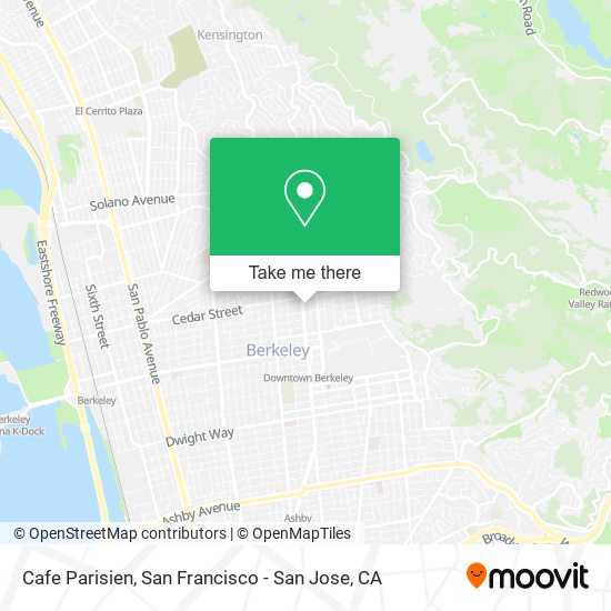 Mapa de Cafe Parisien