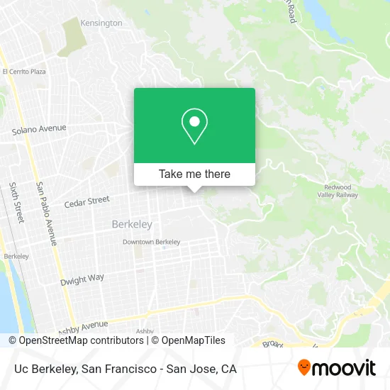 Mapa de Uc Berkeley
