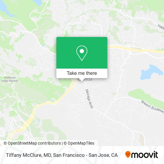 Tiffany McClure, MD map