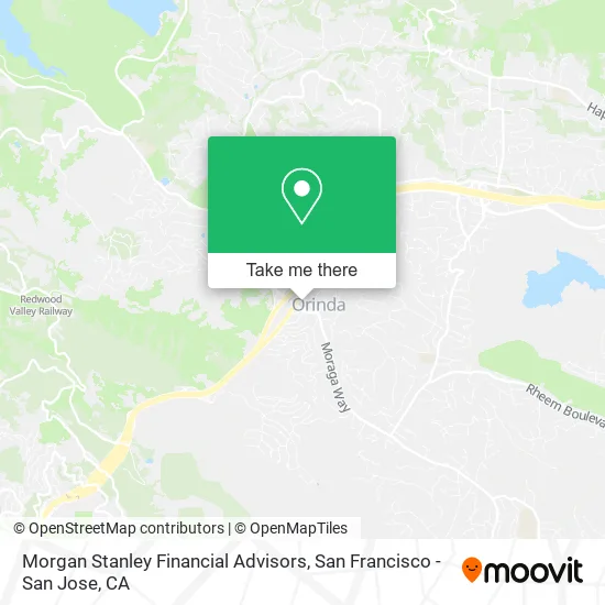 Mapa de Morgan Stanley Financial Advisors