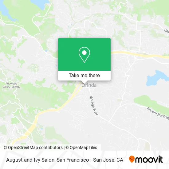 Mapa de August and Ivy Salon