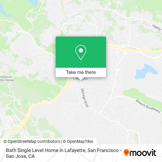 Bath Single Level Home in Lafayette map