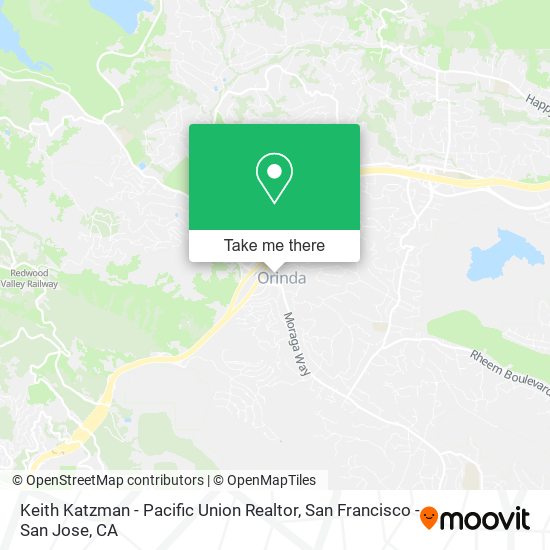 Mapa de Keith Katzman - Pacific Union Realtor