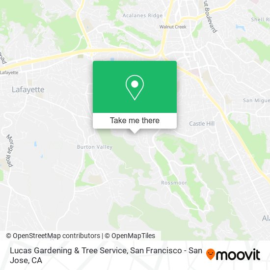 Lucas Gardening & Tree Service map