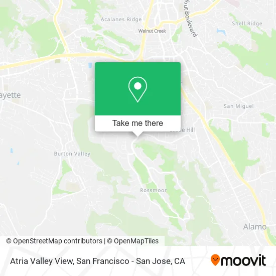 Mapa de Atria Valley View