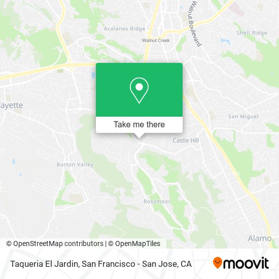 Mapa de Taqueria El Jardin