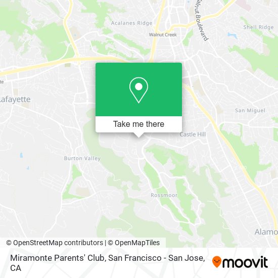 Miramonte Parents' Club map