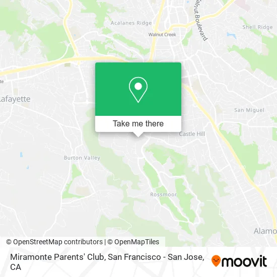 Mapa de Miramonte Parents' Club