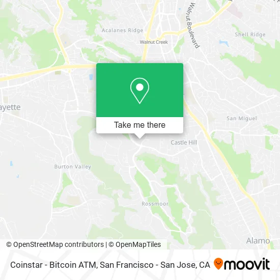 Mapa de Coinstar - Bitcoin ATM