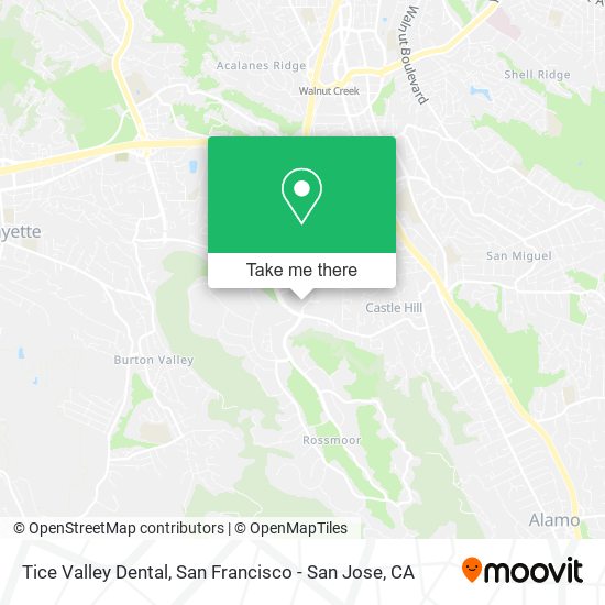 Mapa de Tice Valley Dental