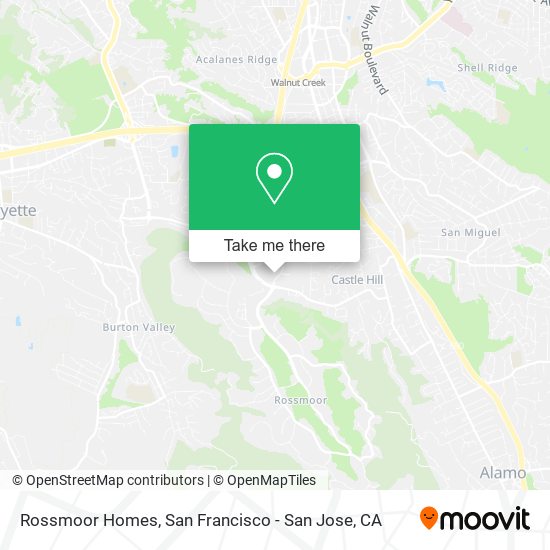 Mapa de Rossmoor Homes