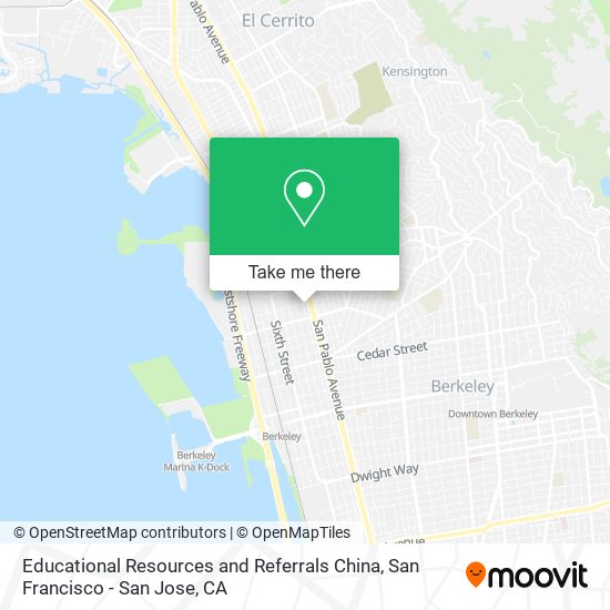 Educational Resources and Referrals China map