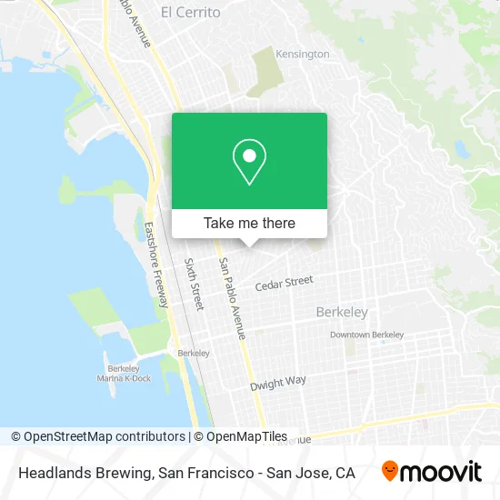 Mapa de Headlands Brewing