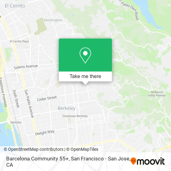 Mapa de Barcelona Community 55+