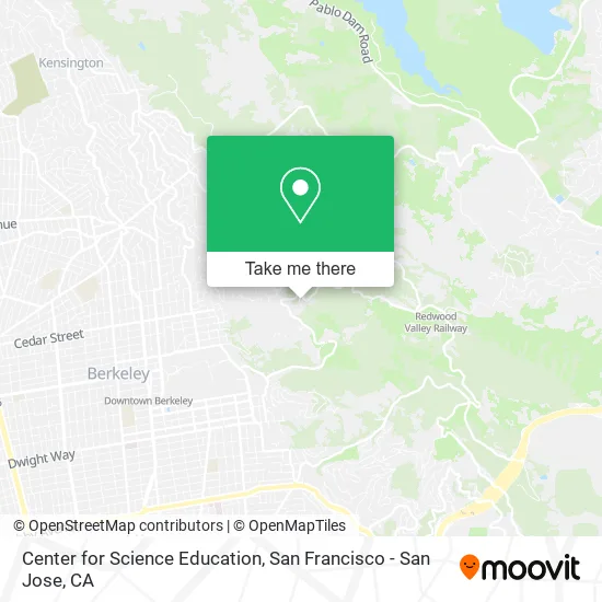 Mapa de Center for Science Education