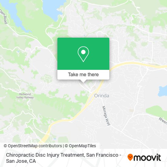 Mapa de Chiropractic Disc Injury Treatment