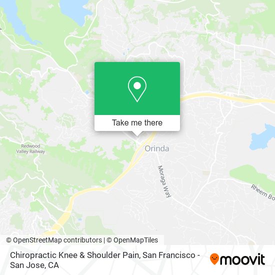 Chiropractic Knee & Shoulder Pain map