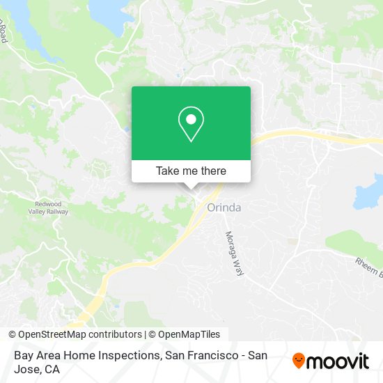 Bay Area Home Inspections map