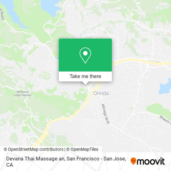 Devana Thai Massage an map