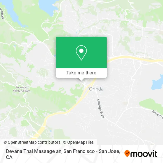 Devana Thai Massage an map