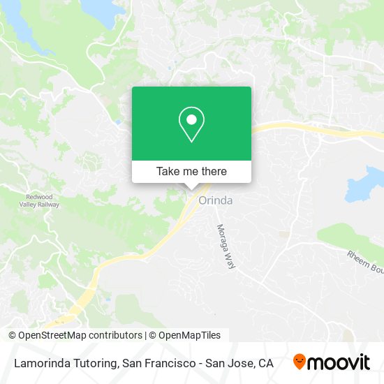 Lamorinda Tutoring map