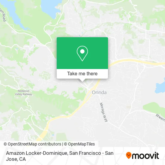 Amazon Locker-Dominique map