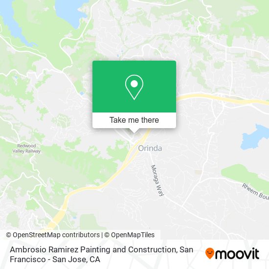 Ambrosio Ramirez Painting and Construction map