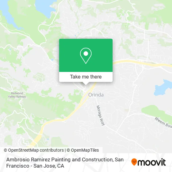 Ambrosio Ramirez Painting and Construction map