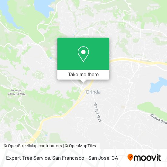 Expert Tree Service map