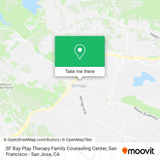 SF Bay Play Therapy Family Counseling Center map