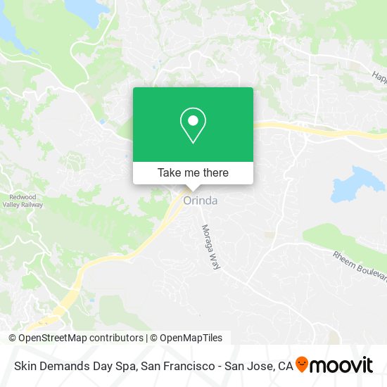 Mapa de Skin Demands Day Spa