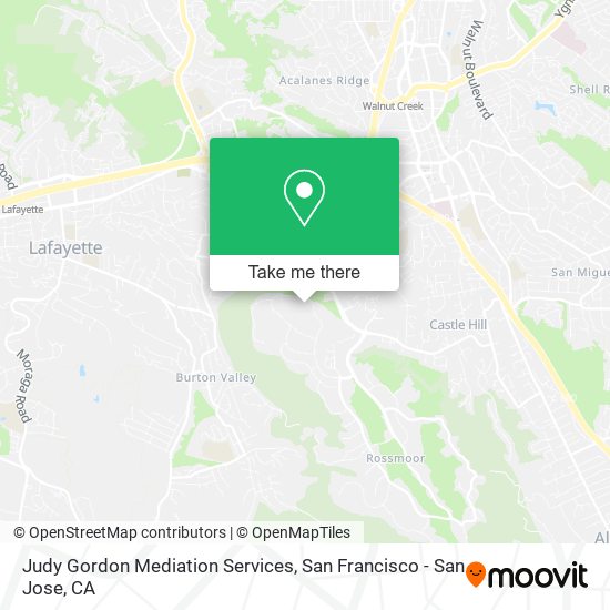 Judy Gordon Mediation Services map