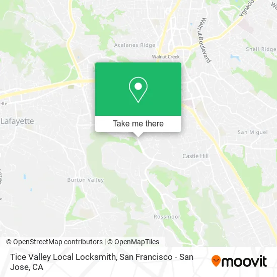 Mapa de Tice Valley Local Locksmith