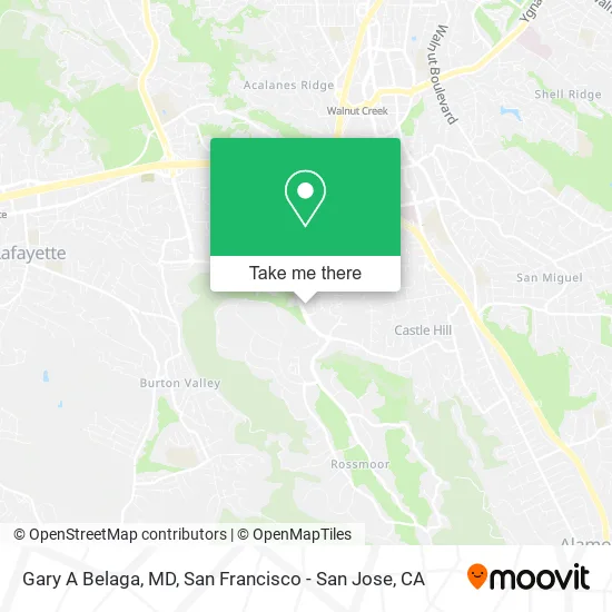 Mapa de Gary A Belaga, MD