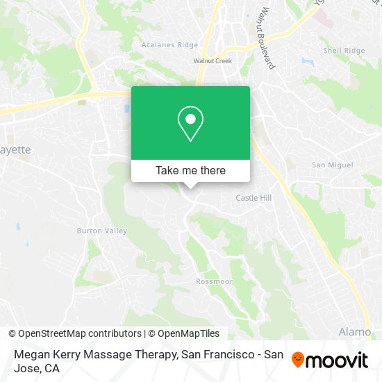 Mapa de Megan Kerry Massage Therapy