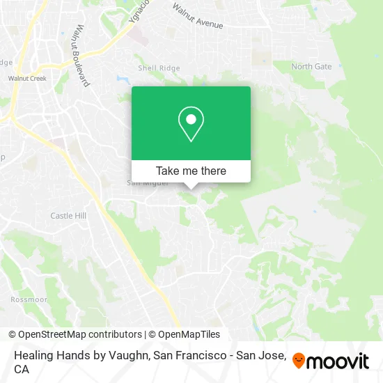 Mapa de Healing Hands by Vaughn