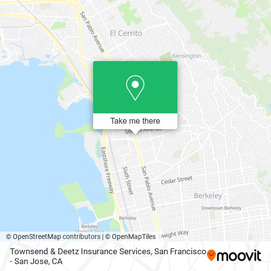 Townsend & Deetz Insurance Services map