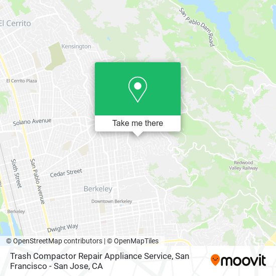 Mapa de Trash Compactor Repair Appliance Service