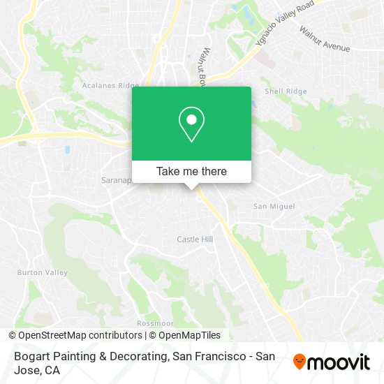 Bogart Painting & Decorating map
