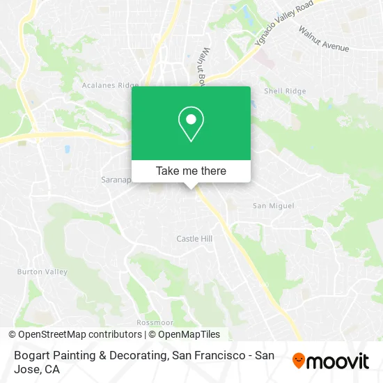 Mapa de Bogart Painting & Decorating