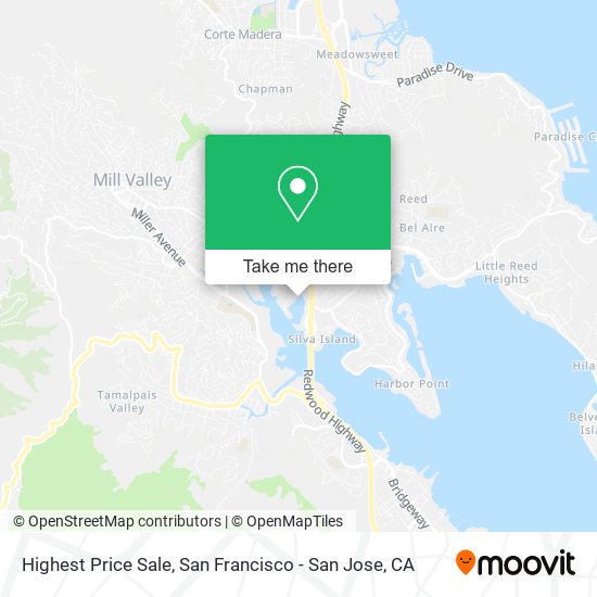 Mapa de Highest Price Sale