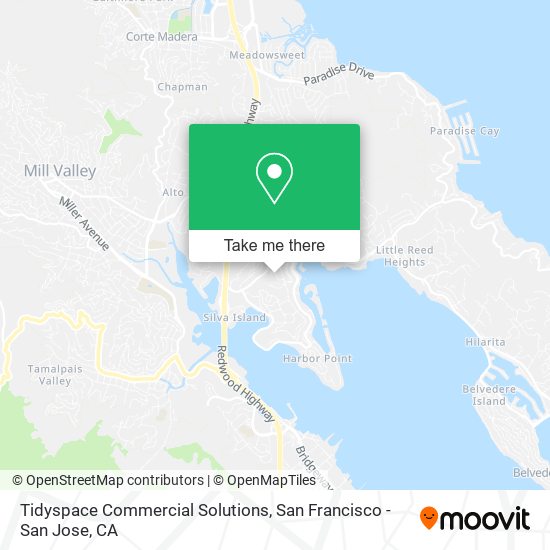Tidyspace Commercial Solutions map