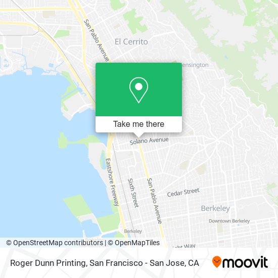 Mapa de Roger Dunn Printing