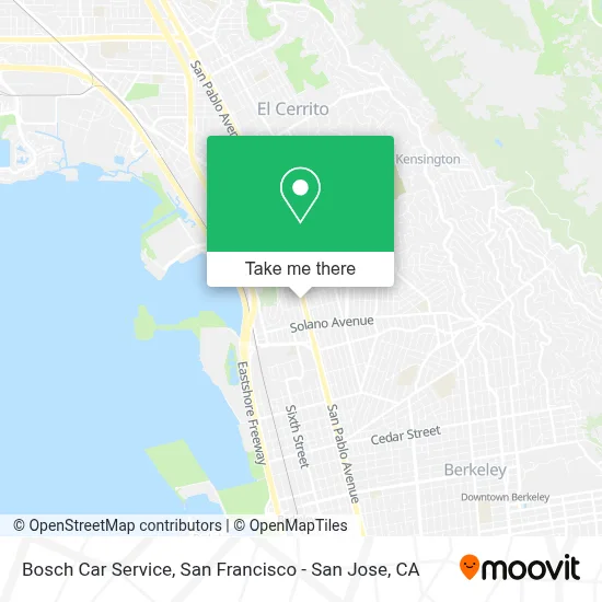 BOSCH Car Service map
