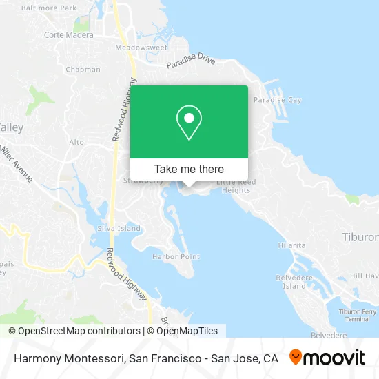 Mapa de Harmony Montessori