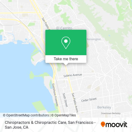 Chiropractors & Chiropractic Care map