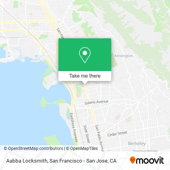 Mapa de Aabba Locksmith