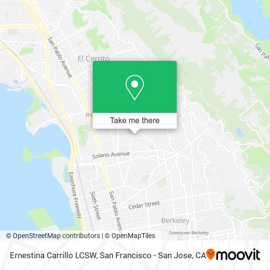 Ernestina Carrillo LCSW map